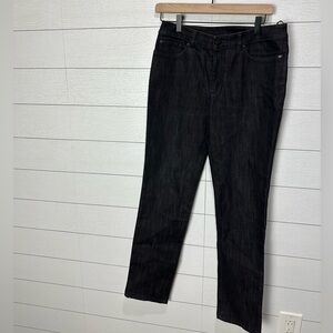 Anne Klein Black Denim Jeans Size 4